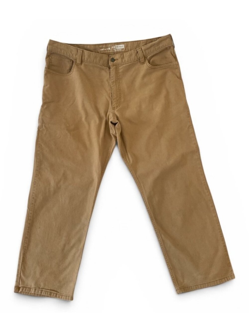 Carhartt Men’s Relaxed Fit Rugged Flex Canvas Pants 40 x 30 Tan BN2517-M